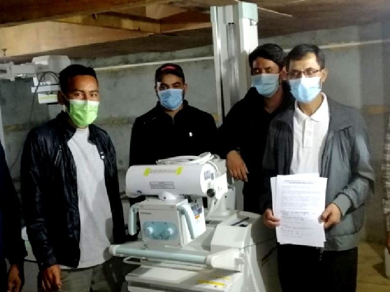 हुम्लामा अस्पताललाई स्वास्थ्य उपकरण